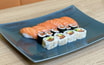 3 Salmon Sushi Menü